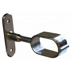 SOPORTE CENTRAL OVAL CROMADO