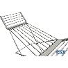 TENDEDERO EXTENSIBLE ELECTRICO ALUMINIO 148 X 52 X108 CM IP22