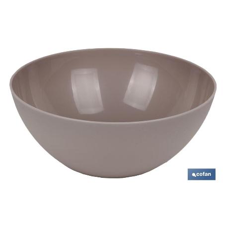 BOL MODELO ALBAHACA 2.4L COLOR PIEDRA 23X10CM   CAJA 6 UNID.