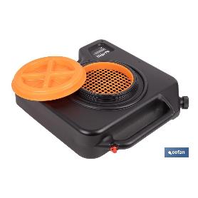 RECOGEDOR DE ACEITE USADO CON TAPA Y FILTRO 14 L