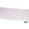 ROLLO DE ALFOMBRA VINÍLICA CON EFECTO JASPEADO GRIS CLARO 84% VINILO 16% POLIÉSTER 52 CM X 20 M
