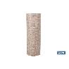 ROLLO DE ALFOMBRA VINÍLICA CON EFECTO JASPEADO BEIGE 84% VINILO 16% POLIÉSTER 52 CM X 20 M