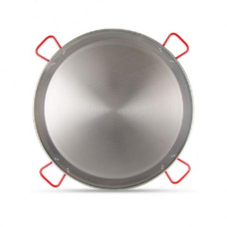 PAELLERA PULIDA  80CM. 40RACIO 4 ASAS