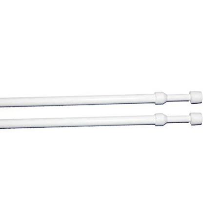 PORTAVISILLOS EXTENSIBLE AUTO  8/20- 32 BLANCO (2 PIEZAS)