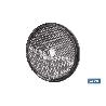 CATADIÓPTRICO REDONDO BLANCO Ø60 MM CON AGUJERO SIN TORNILLO