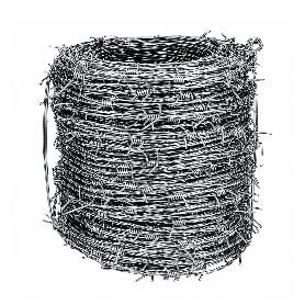 ALAMBRE ESPINO GALVANIZADO 100 METROS 4/12