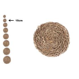 15 CMS SALVAMANTEL REDONDO FIBRA NATURAL ECOLOGICO