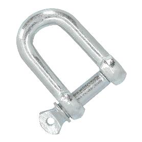 GRILLETE RECTO GALVANIZADO 12 MM. 1/2 USO DOMESTICO