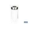 FRASCO BOROSILICATO+ACERO MODELO CICER 1300ML 22.5 X 10  CM