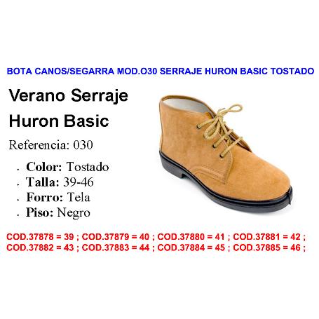 BOTA HURON BASIC 031 TERRA N 42 CAÑOS
