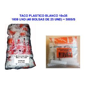 TACO PLASTICO BOLSA B25 N10-10*35 248016