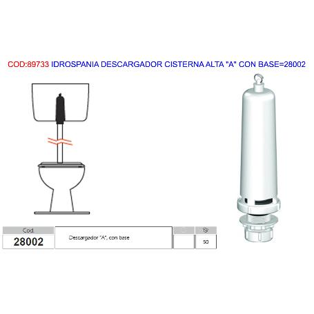 DESCARGA P.V.C T/ALTO 1D43300 IMTERSA