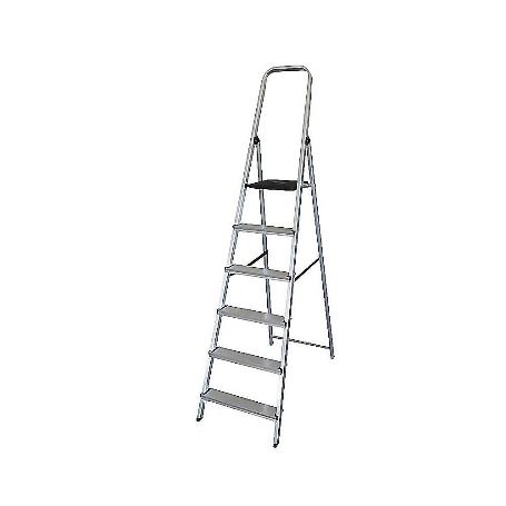 ESCALERA ALUMINIO 8 PELDAÑOS HOGAR EN131
