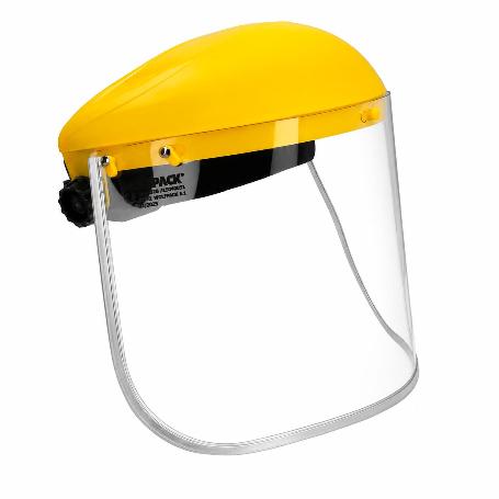 PROTECTOR FACIAL POLICARBONATO TRANSPARENTE CON ARNES