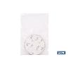 HOJA DE LIJADO LIJADORA ORBITAL 8 AGUJEROS Ø125 MM G 80   CAJA 5 UNID.