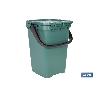 CONTENEDOR VERDE PARA VIDRIO  25L.