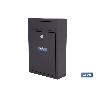 BUZÓN CORREO EXTERIOR NEGRO MODELO LETTER 320X215X85MM