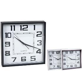 RELOJ DE PARED COCINA MODELO STYLUS  28.3X28.3 CMS QUARTZ