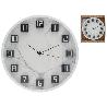 RELOJ DE PARED COCINA CON NUMEROS 3D JALIL Y FONDO MARMOL DIAMETRO 30 CMS 