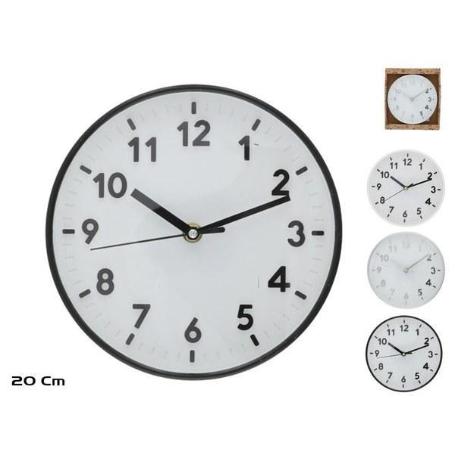 RELOJ DE PARED Y COCINA 3D FIRMYN DIAMETRO 20 CMS FONDO BLANCO ARO NEGRO