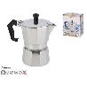 3 TAZAS CAFETERA ALUMINIO EXPRES 150 ML APTA PARA GAS,VITRO,ELECTRICA,INDUCCION