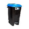 CONTENEDOR DE RESIDUOS CON PEDAL 120 L TAYG ACABADO AZUL ACABADO AZUL