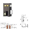 CERRADURA YALE   56-A/HP/70/ DERECHA