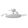 ORBEGOZO VENTILADOR TECHO RETRACTIL BLANCO 4 ASPAS CP158105