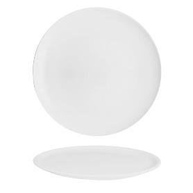 32 CMS PLATO PIZZA,FUENTE PRESENTACION MULTIUSOS VIDRIO OPAL BLANCO SIMILAR ARCOPAL COK