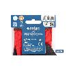 GUANTE IMPREGNADO SANDY COATED ROJO/NEGRO TALLA 8   CAJA 12 UNID.