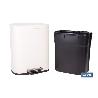CUBO DE BASURA BEIGE CON PEDAL Y CUBO INTERIOR 20 L 34,2 X 29,3 X 44 CM
