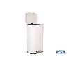 CUBO DE BASURA BEIGE CON PEDAL Y CUBO INTERIOR 30 L 34,2 X 29,3 X 63,5 CM