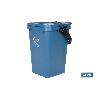 CONTENEDOR AZUL PARA PAPEL-CARTON 25L.