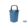 CONTENEDOR AZUL PARA PAPEL-CARTON 25L.