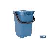 CONTENEDOR AZUL PARA PAPEL-CARTON 25L.