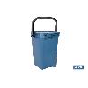 CONTENEDOR AZUL PARA PAPEL-CARTON 25L.