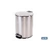 CUBO DE BASURA DE ACERO CON PEDAL Y CUBO INTERIOR 5 L 20,3 X 26,2 CM