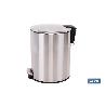 CUBO DE BASURA DE ACERO CON PEDAL Y CUBO INTERIOR 5 L 20,3 X 26,2 CM