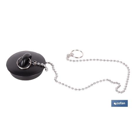CONJUNTO DE TAPÓN PARA VÁLVULA Y CADENA CON DOS ANILLAS 380 MM