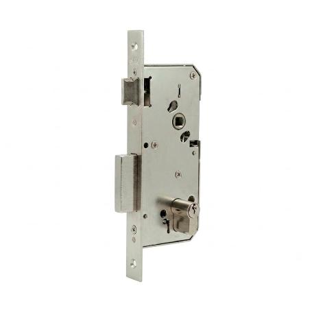 CERRADURA 4200 50 MM NIQUELADO PALANCA DESLIZANTE PICAPORTE REVERSIBLE