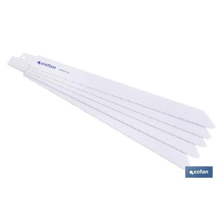 HOJA DE SIERRA DE SABLE (5PCS) BIMETAL 130X14  -  METAL