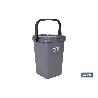 CONTENEDOR GRIS PARA RESTOS  25L.
