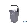 CONTENEDOR GRIS PARA RESTOS  25L.