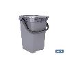 CONTENEDOR GRIS PARA RESTOS  25L.