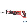 SIERRA DE SABLE A BATERÍA LI-ION 20 V 26 MM 3000 RPM SIN CARGADOR NI BATERÍA