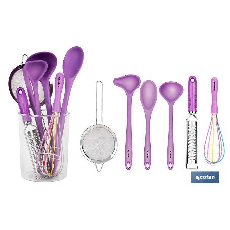 SET DE 6 UTENSILIOS DE COCINA GAMA VERGINI