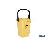 CONTENEDOR AMARILLO PARA PLASTICOS-LATAS, 25L.
