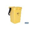 CONTENEDOR AMARILLO PARA PLASTICOS-LATAS, 25L.