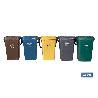 CONTENEDOR AMARILLO PARA PLASTICOS-LATAS, 25L.