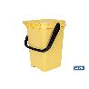 CONTENEDOR AMARILLO PARA PLASTICOS-LATAS, 25L.